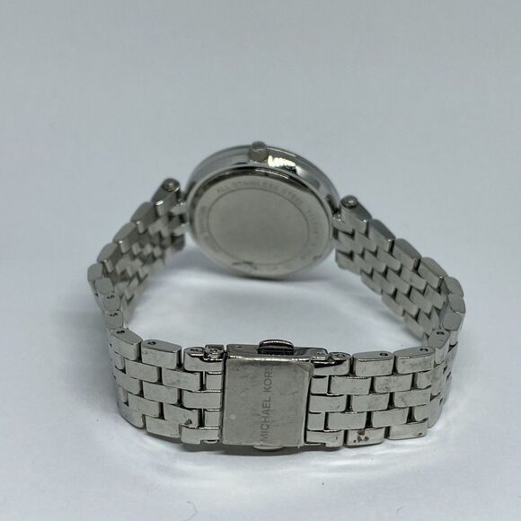 Michael Kors MK3426 Womens Silver Stainless Steel Analog Dial Quartz Watch VK224 - Picture 10 of 12